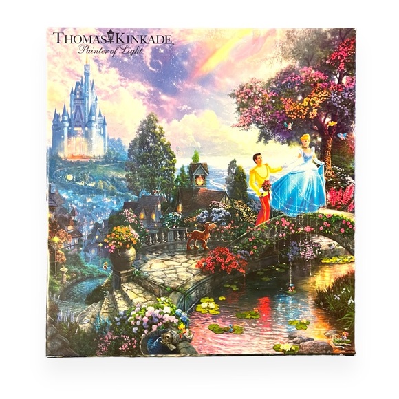 Jigsaw Puzzle Thomas Kinkade Disney Dreams Collection Cinderella Wishes - Picture 1 of 5